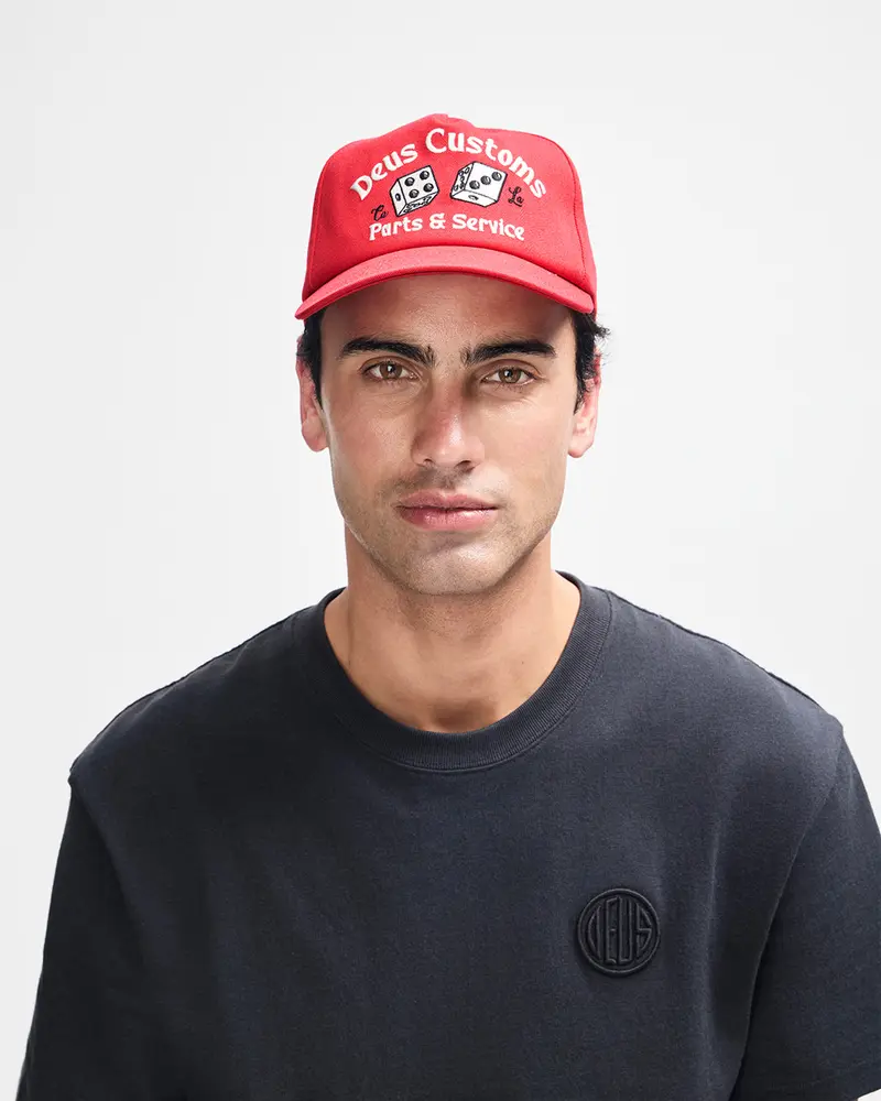 Knucklebones Cap - Melon Red
