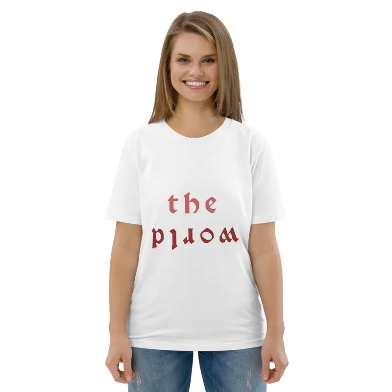 A t-shirt to cartwheel in (Turn the world upside down)