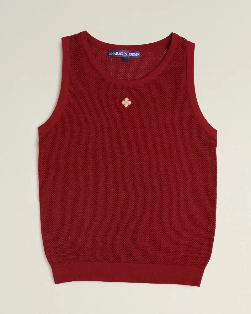 Hollow Knit Singlet