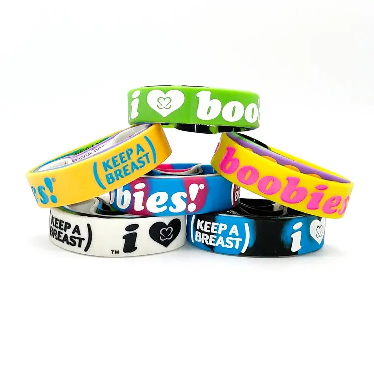 i love boobies! Bracelet Surprise 4-Pack