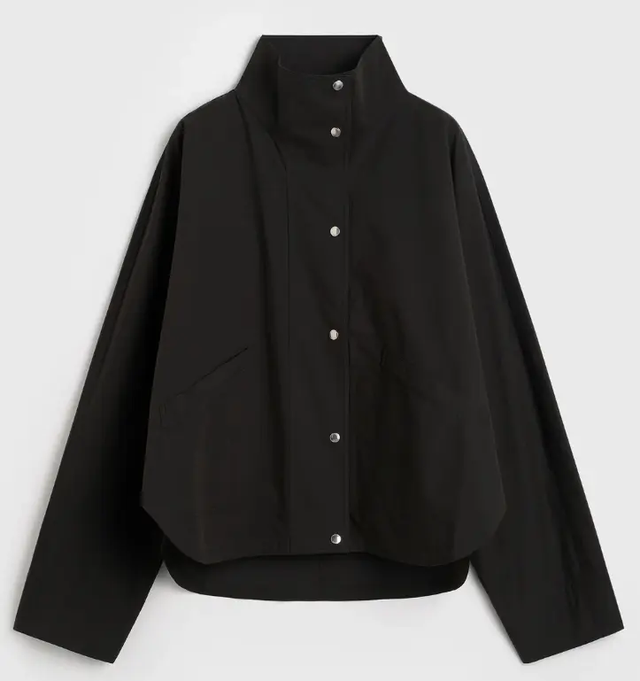 Toteme Summer Parachute Jacket Black