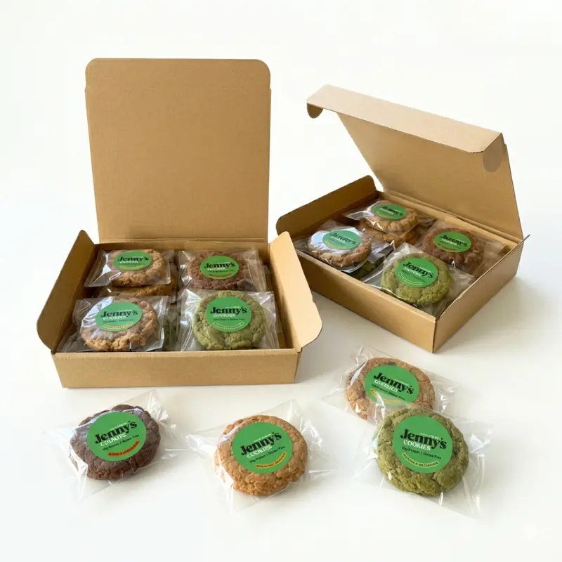 Mixed Protein Cookies, 24-Pack, 3 Flavors, GF