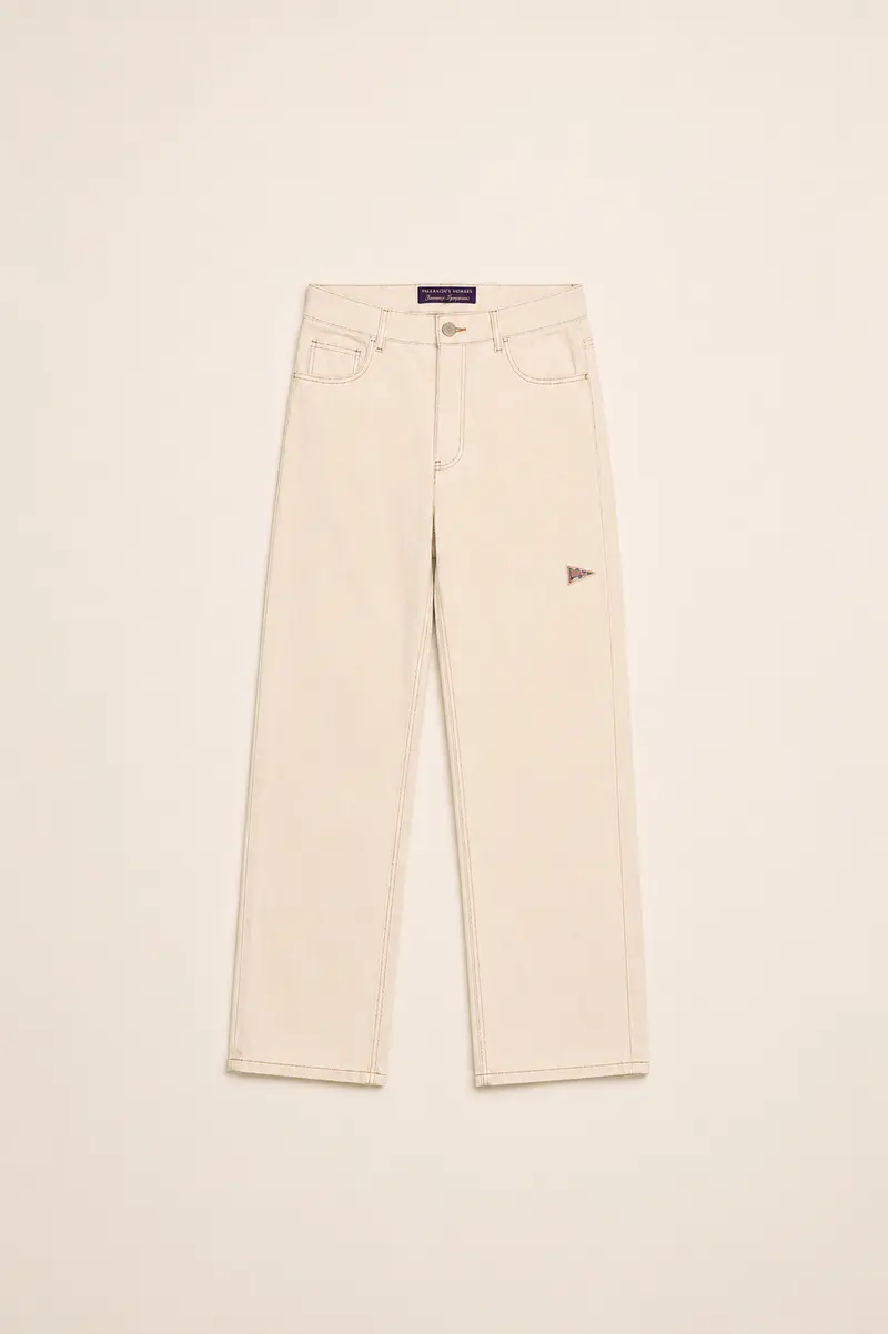 Selvedge Cinched Denim Jeans