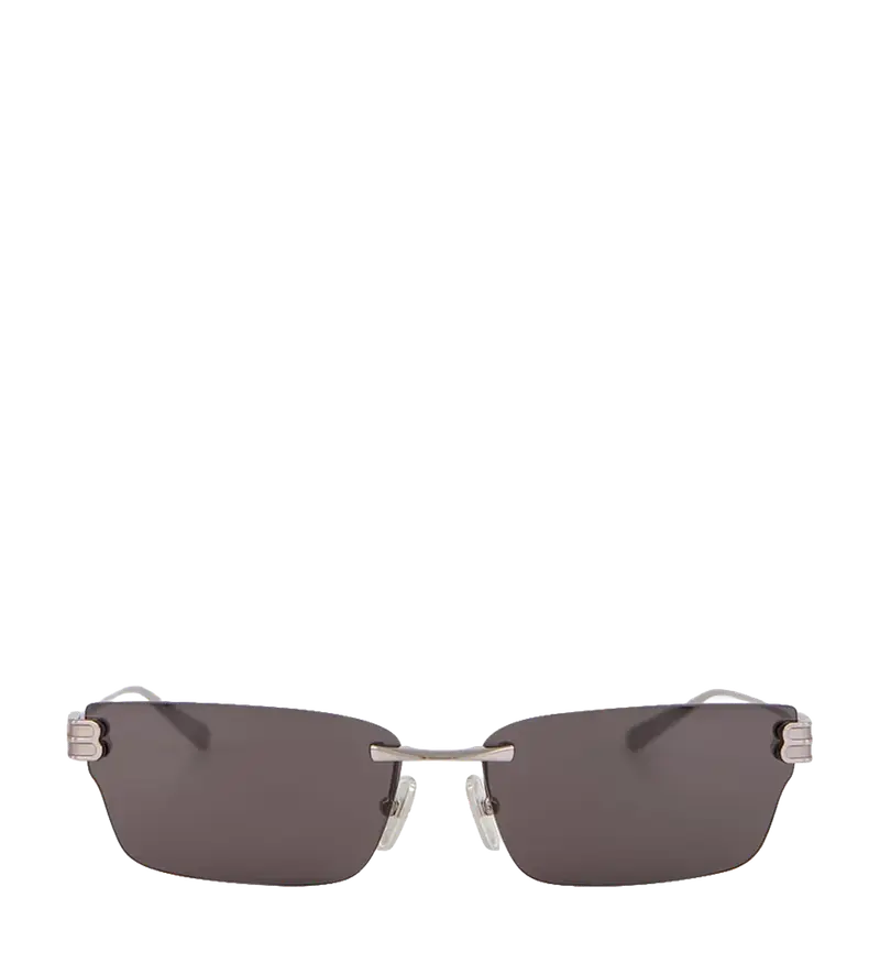 Balenciaga Gossip Cat Sunglasses in Black / Metallic