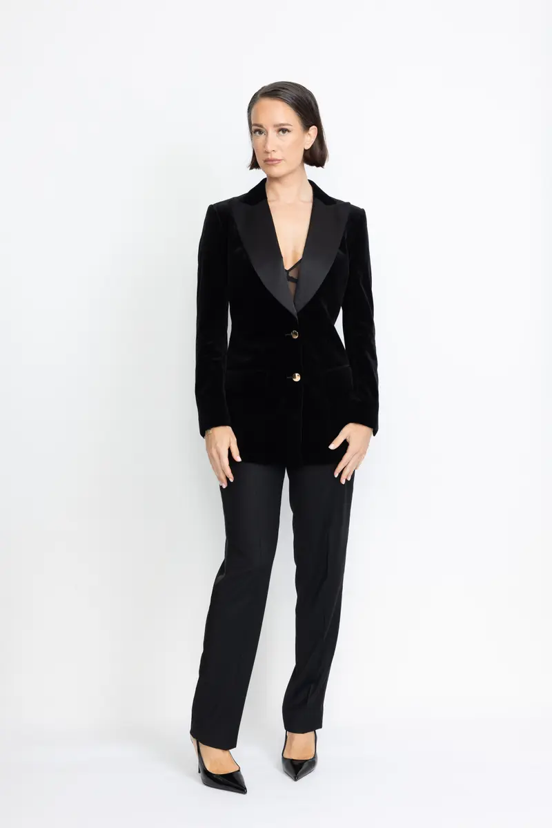 Castelo Limited Edition Trousers - Straight-leg tuxedo trous