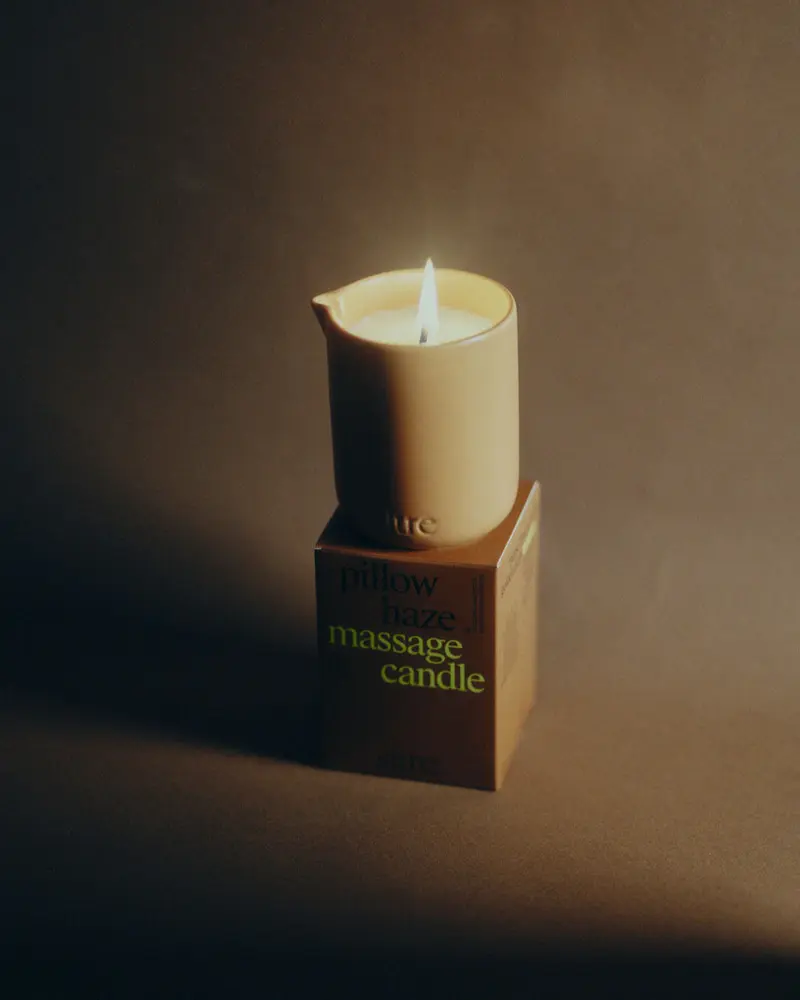 pillow haze   |  massage candle