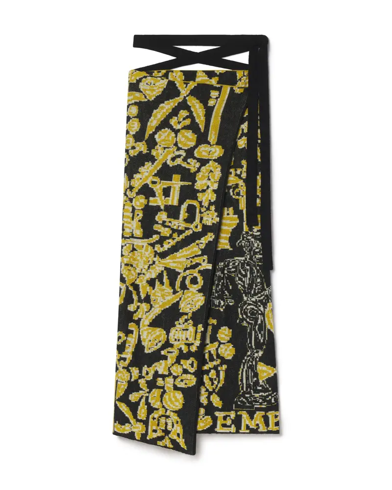 Empingated Knit Skirt
