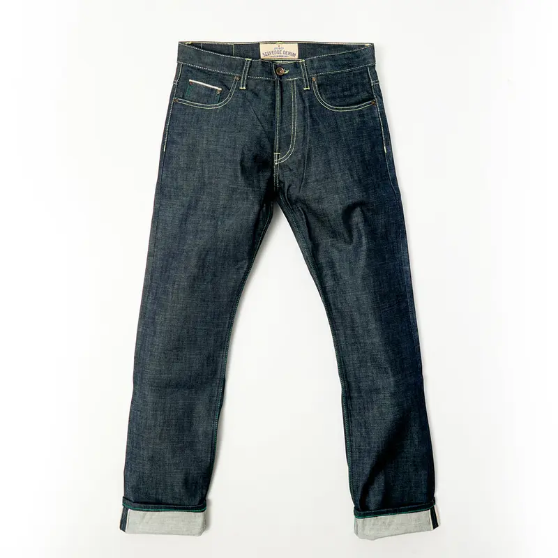 COLLIER 11 Hemp 11.5oz White Selvedge Denim