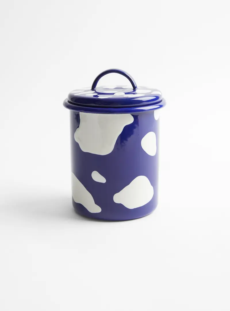 Large Jar Navy Cloud