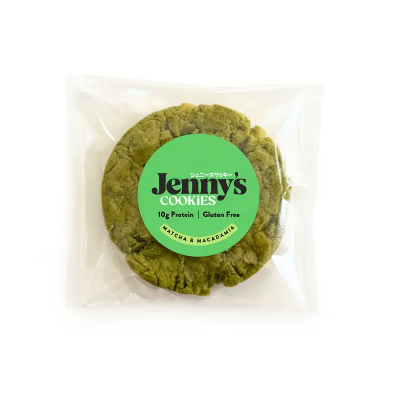 Matcha & Macadamia Protein Cookies, 6-Pack, GF