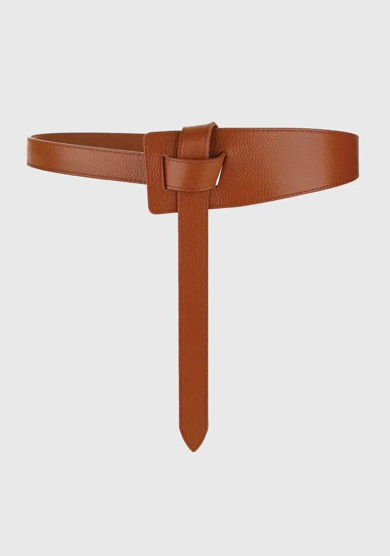 Katya Leather Belt | Tan