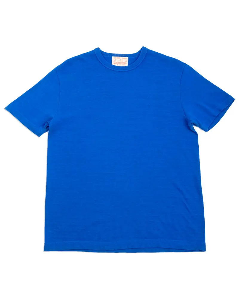 Wakayama Special Loopwheel Tee - Klein Blue