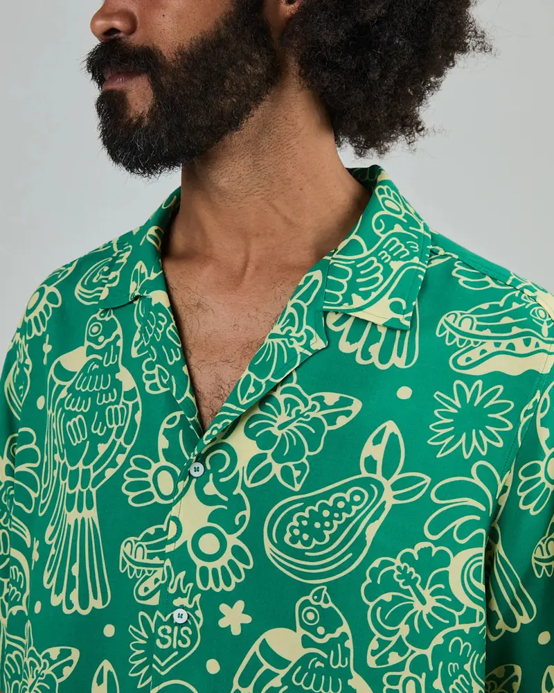 ALOHA SHIRT - ASIS PERCALES CROCODYLUS