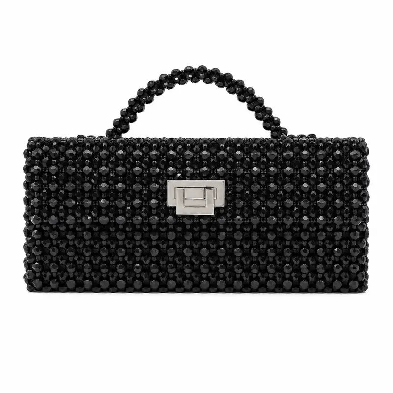 Panna Deep Crystal Top Handle Box Bag