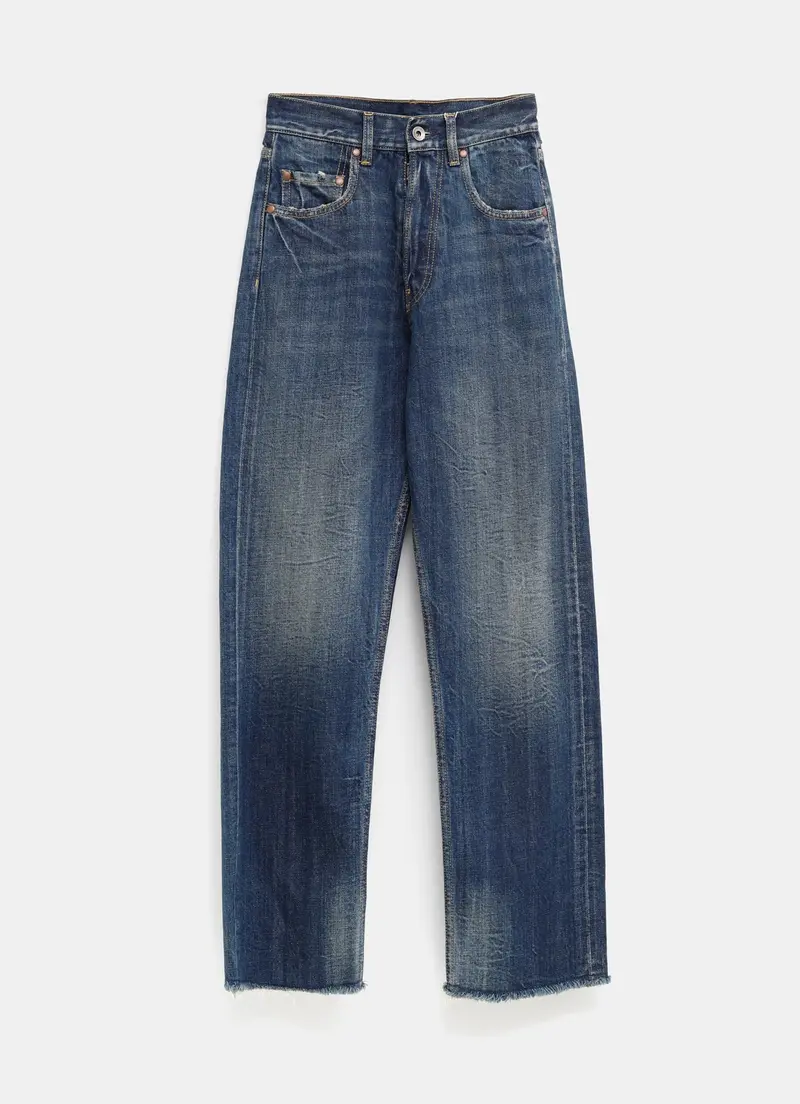 Pantalón vaquero recto para mujer