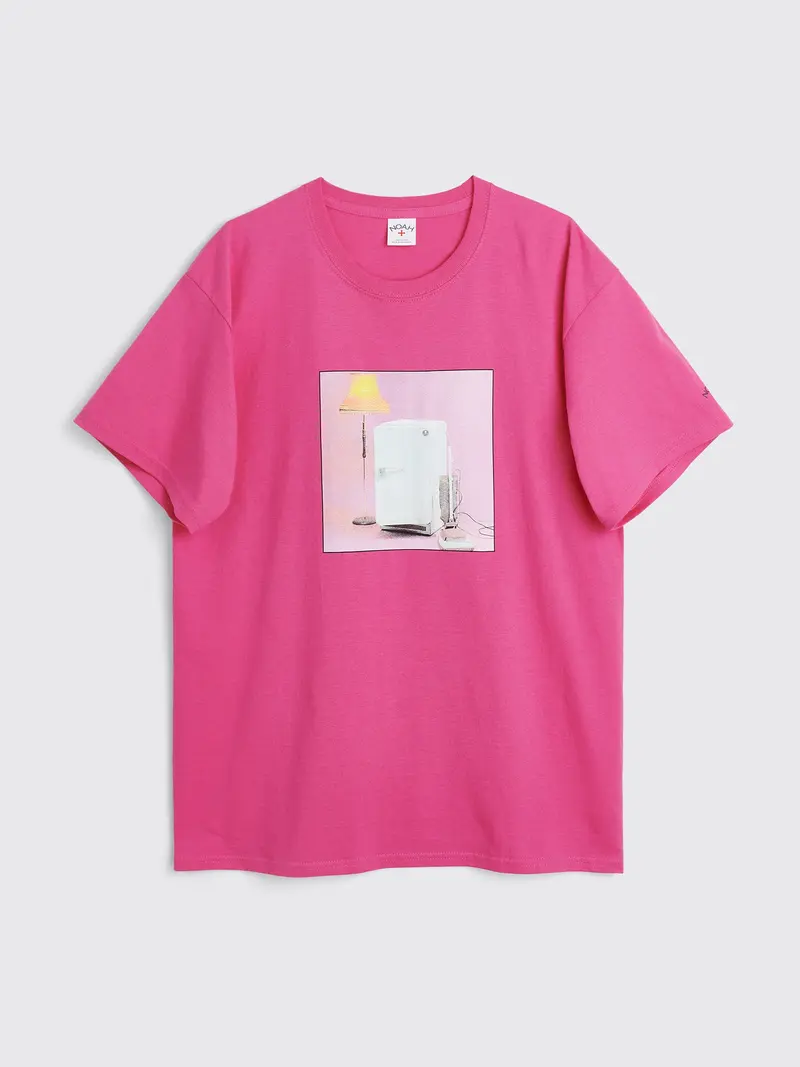 Noah x The Cure Logo Tee Pink